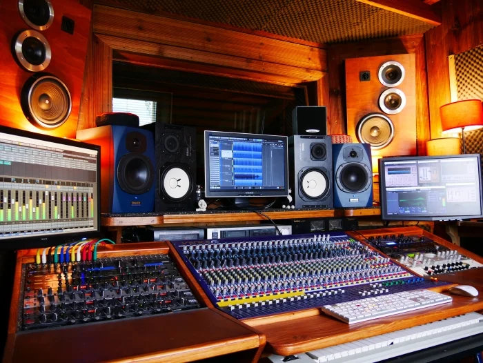 audio studio control room